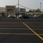 parking lot line striping Precision Asphalt Maintenance