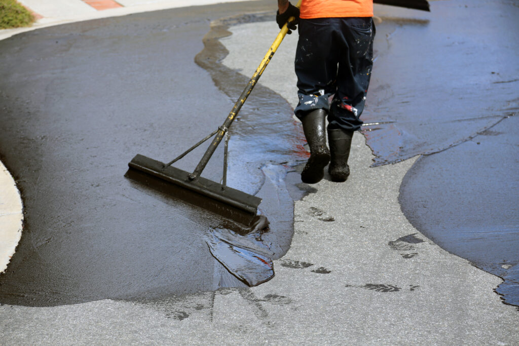 Driveway seal coatings